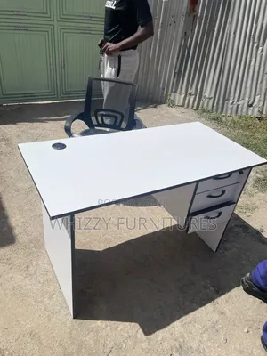 Home Office Desk With Ergonomic Swivel Chair