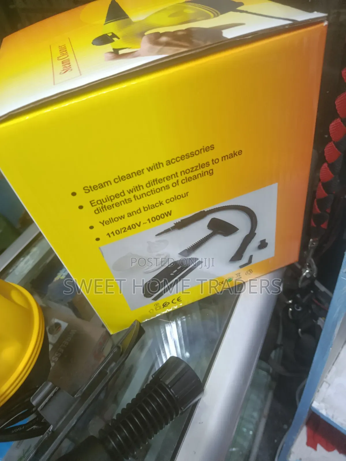 Electric Steam Cleaner With Accessories