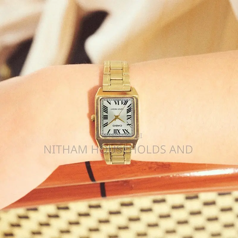Casio LTP-V007g-9b Women’S Gold Stainless Steel Watch for Women