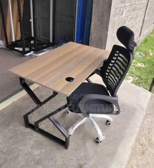 Study/Office Table With Comfortable Mesh Chair