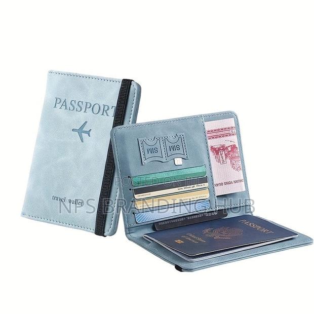 Leather Passport Holder Wallet (Rt - thumbnail 2