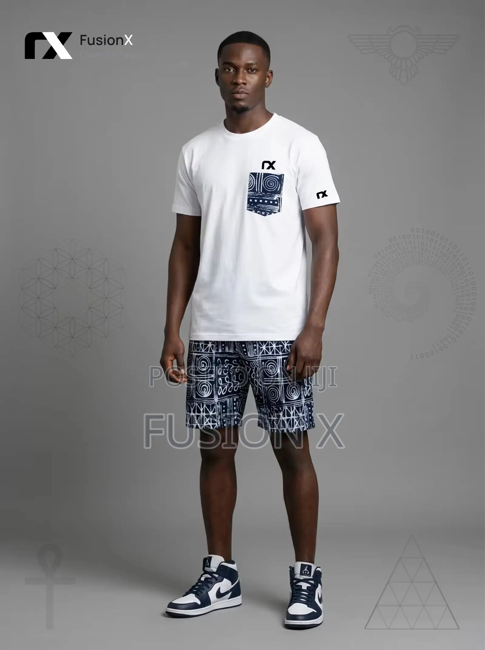 Men Modern Ankara Shorts