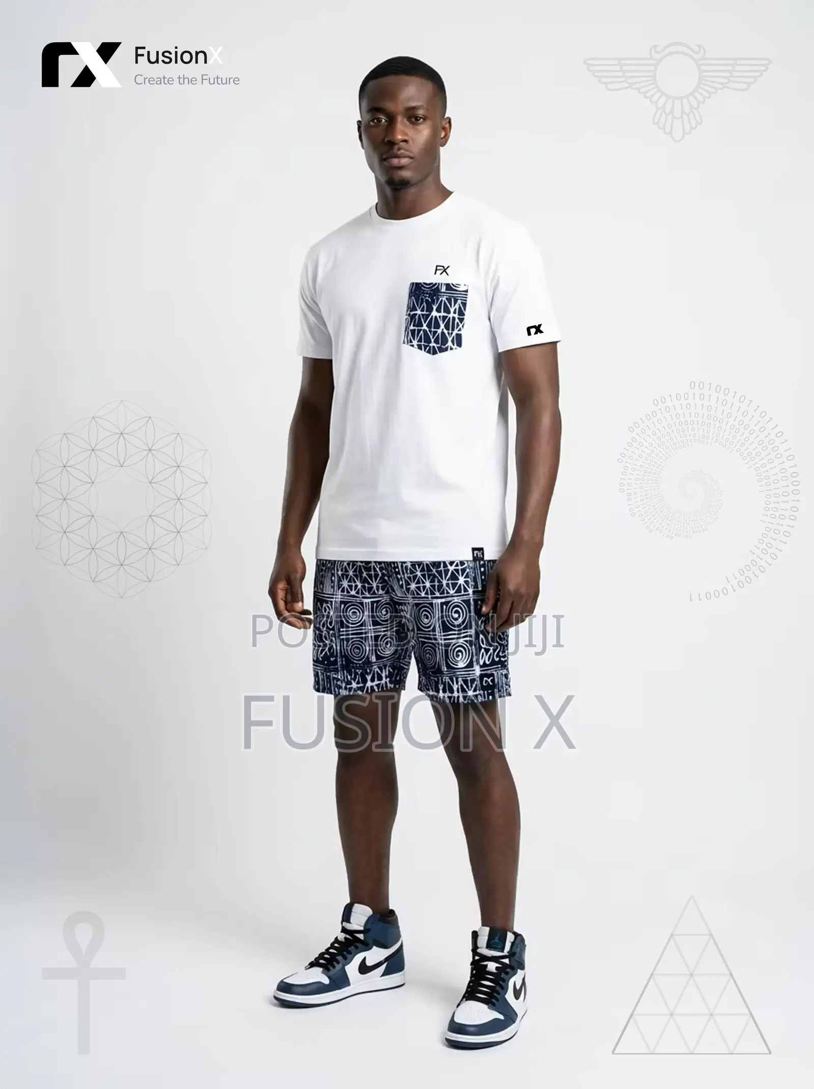 Men Modern Ankara Shorts
