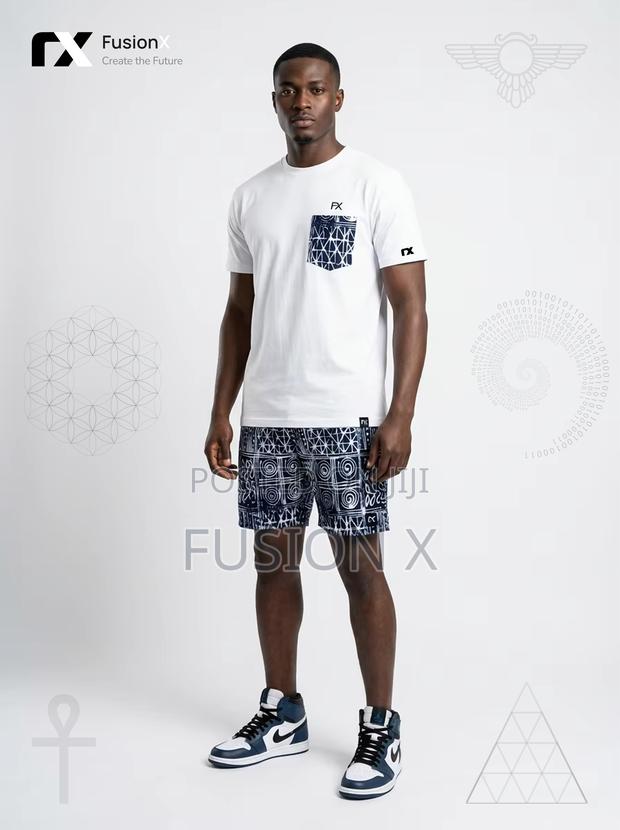 Men Modern Ankara Shorts - thumbnail 2