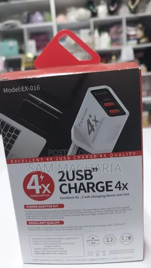 Excellent 4x Faster Mobile Phones Power Adaptor