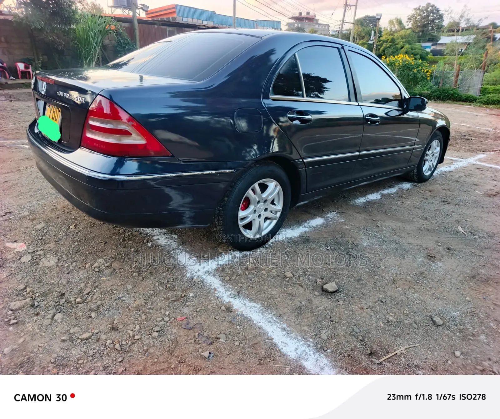 Mercedes-Benz C180 2001 Black