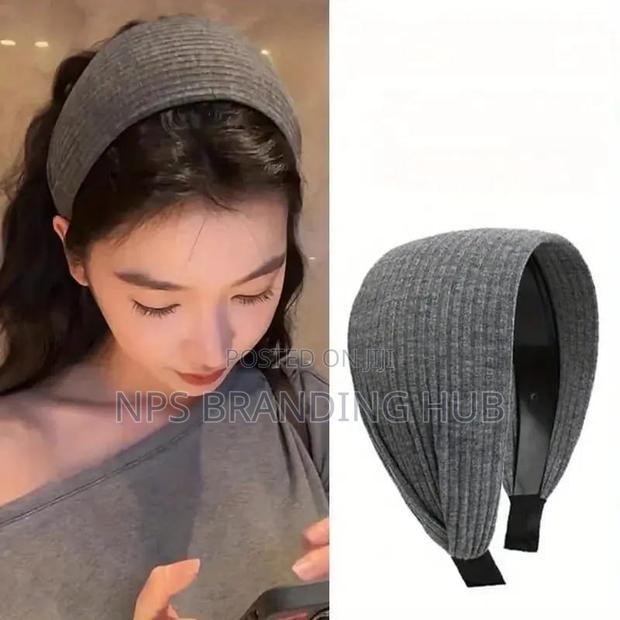 Anti-slip Ribbed Elastic Hairband (Rt - thumbnail 2