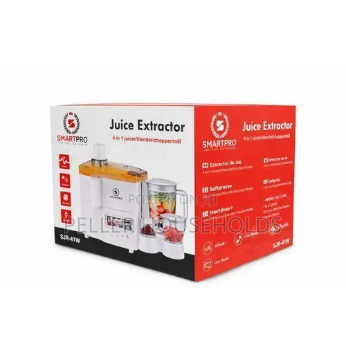 Smart Pro 4 in 1 Juicer Blender Chopper and Miller SJR 41-W