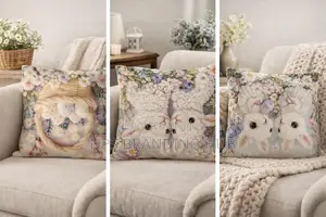 Rabbit Theme Cushion Cover (Rt