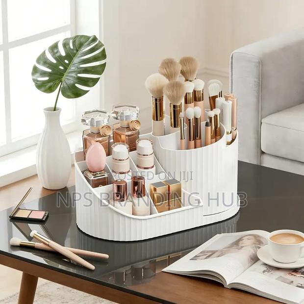 360° Rotatable Cosmetics Storage Organizer (Rt - thumbnail 5