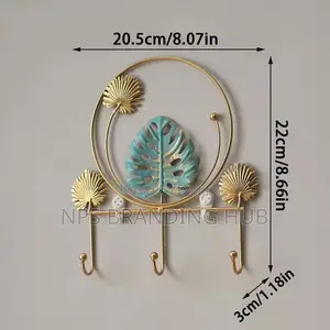 Luxury Iron Art Wall Hanging Hook/Key Holder Stand (Rt