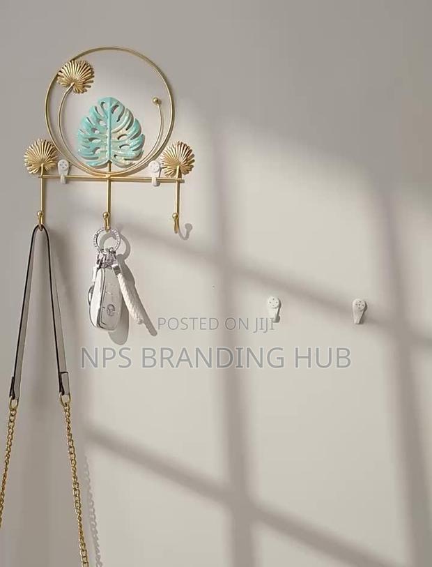 Luxury Iron Art Wall Hanging Hook/Key Holder Stand (Rt