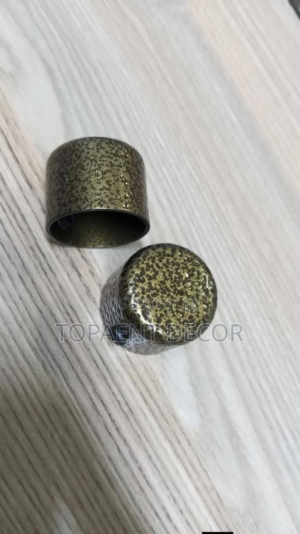 Antic Gold, Heavy Duty Powder Coated Window Rod Cups