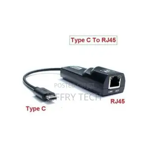 Type C To Rj45 Ethernet 1000 Mbps Adapter