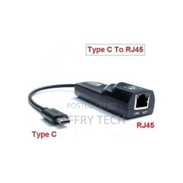 Type C To Rj45 Ethernet 1000 Mbps Adapter - thumbnail 2