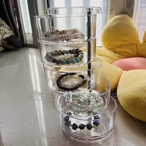 4 Layer Rotating Accessories Jewelry Organizer