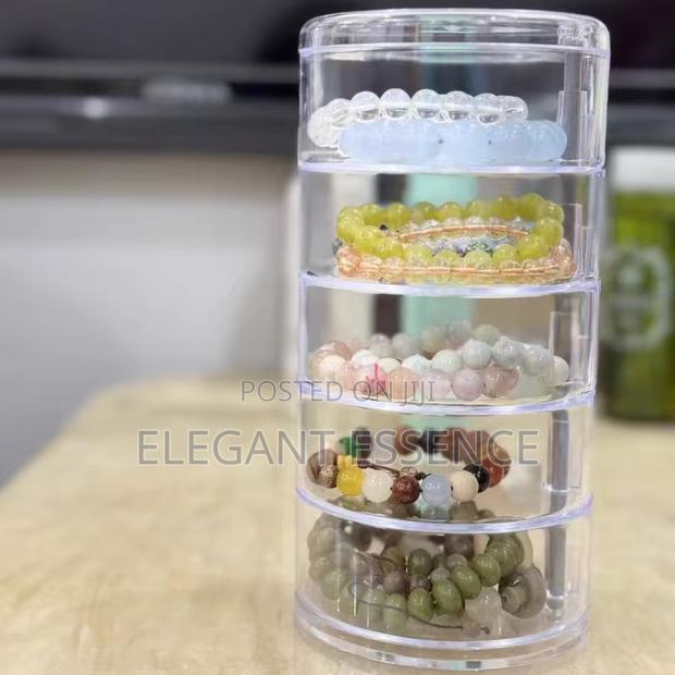 4 Layer Rotating Accessories Jewelry Organizer - thumbnail 3