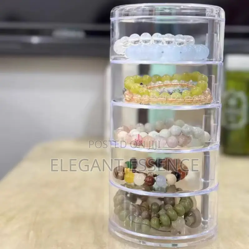 4 Layer Rotating Accessories Jewelry Organizer