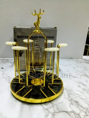 6 Space Gold Glass Holder
