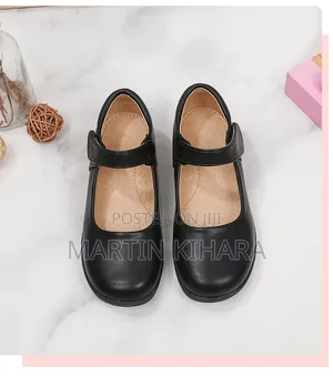 Girls Wetlook School Shoes (Size 23-41)