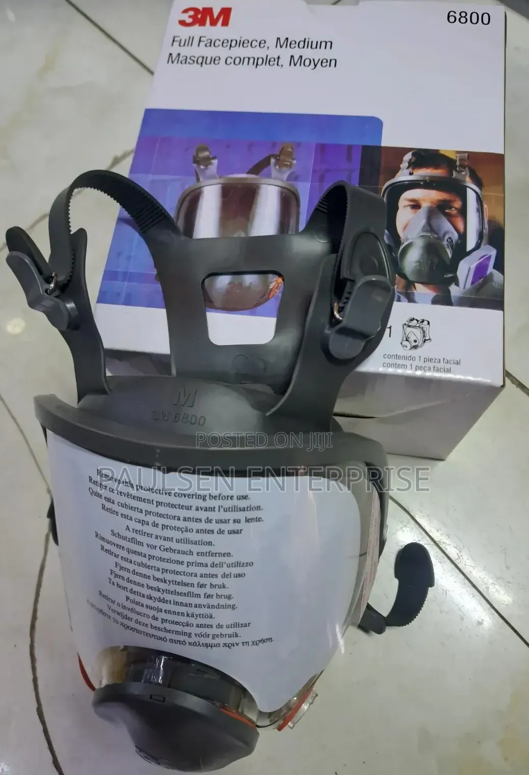 7 In 1 3m 6800 Full Facepiece Reusable Respirator,