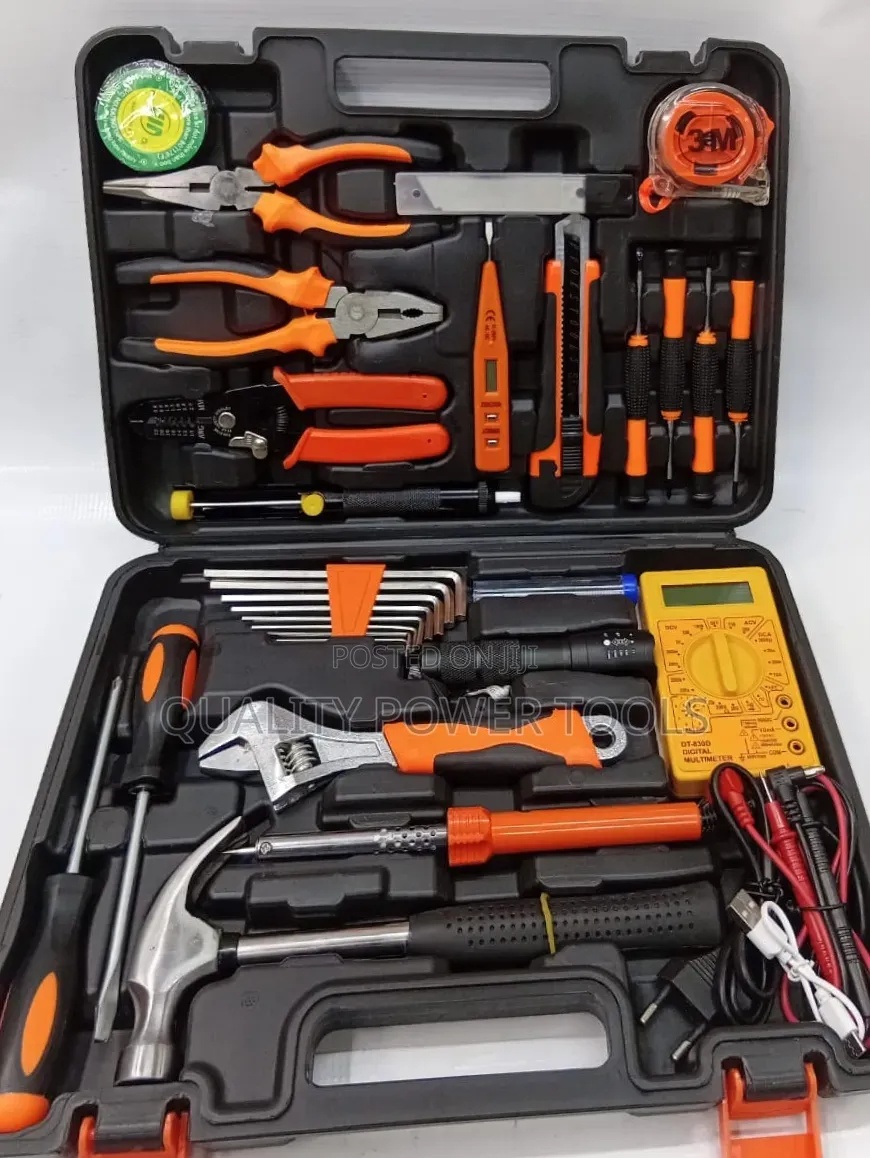 General Household Hand Tool Kit Portable Combination Mixed Tool