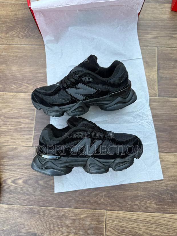 All Black New Balance 9060 Sneakers - thumbnail 2