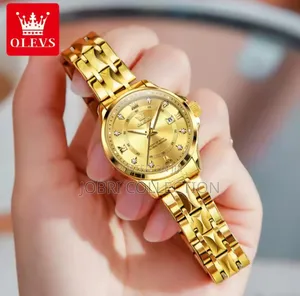 Gold Olevs Couples Watches