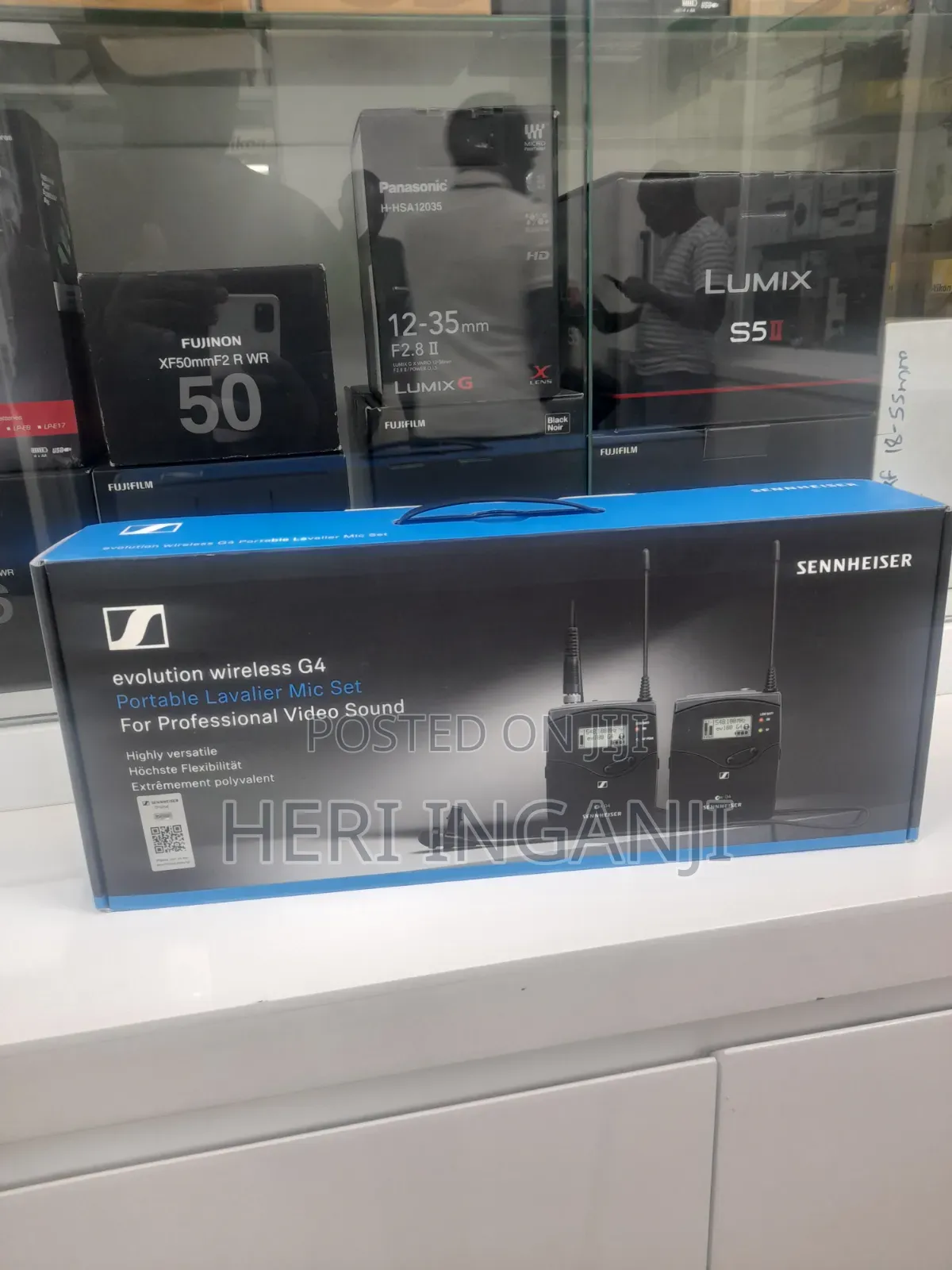 The Sennheiser Ew G4 Camera-Wireless Cardioid Handheld Microphone