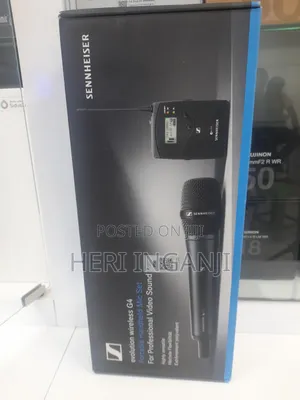 The Sennheiser Ew G4 Camera-Wireless Cardioid Handheld Microphone