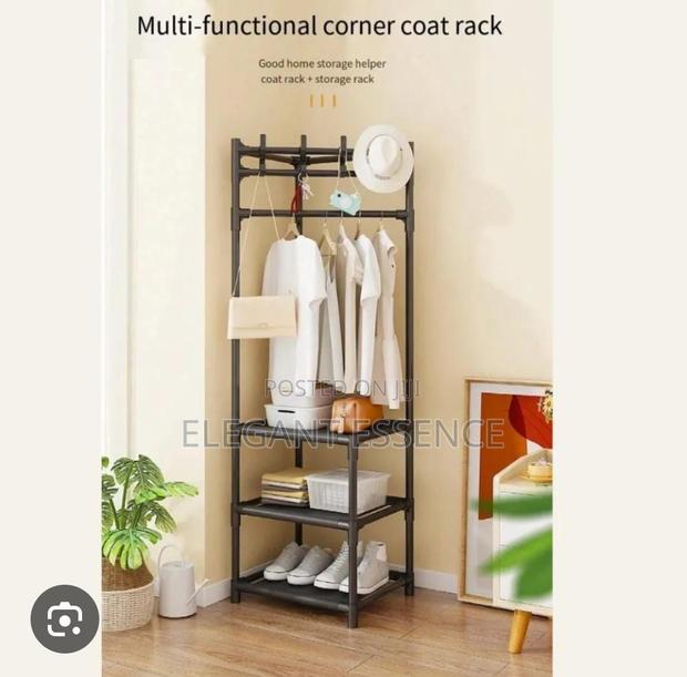 Multifunctional Corner Coat Or A Hat Rack With More Storage - thumbnail 4