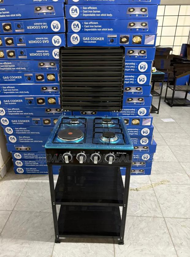 Electromate 3+1 Standing Cooker With Shelves