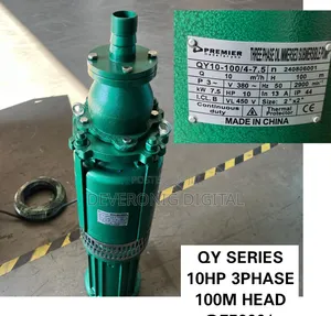 3phase Oil Impressed Submersible Water Pump 10hp 100m Head