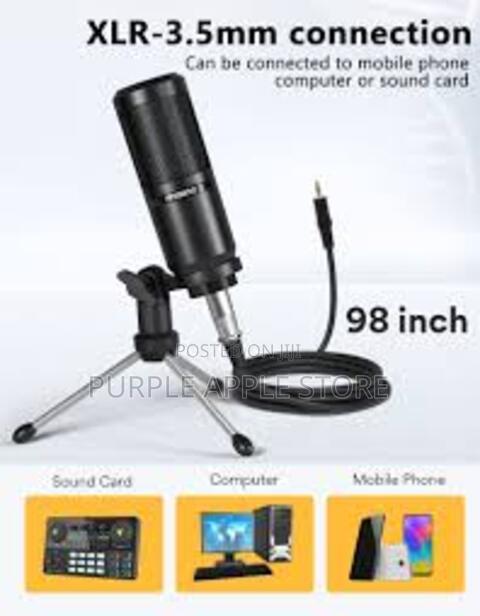Au-Pm360tr Podcast Microphone With Adjustable Tripod - thumbnail 3