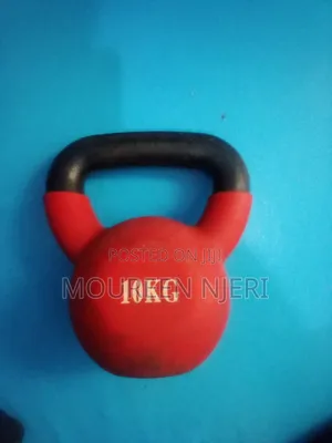 10kg Kettlebell-Durable Vinyl-Coated Weight for Home Workouts