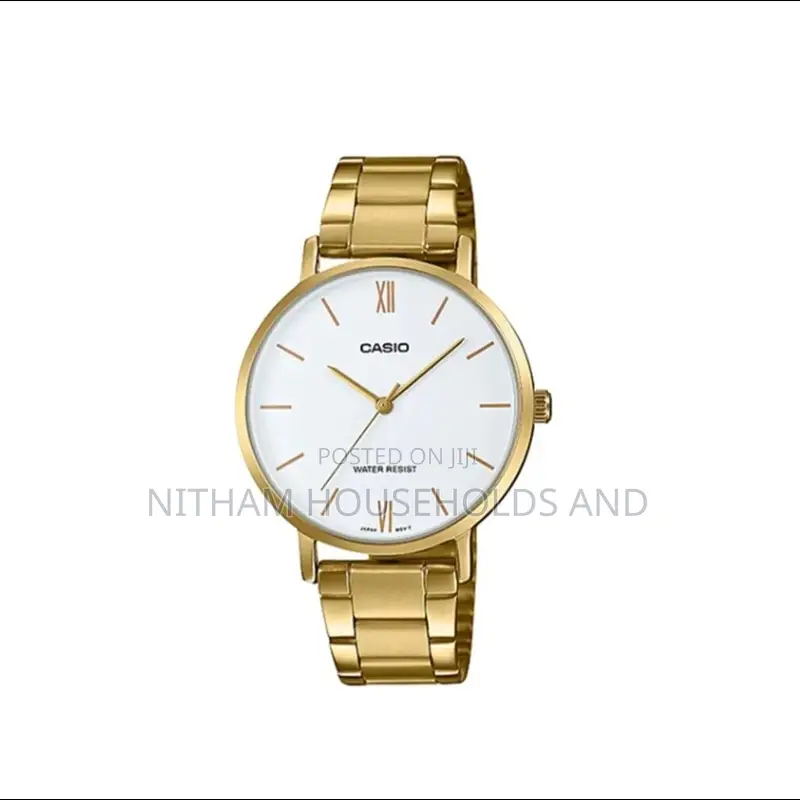 Casio LTP Vt01g 7b Gold Tone Dress Watch for Women
