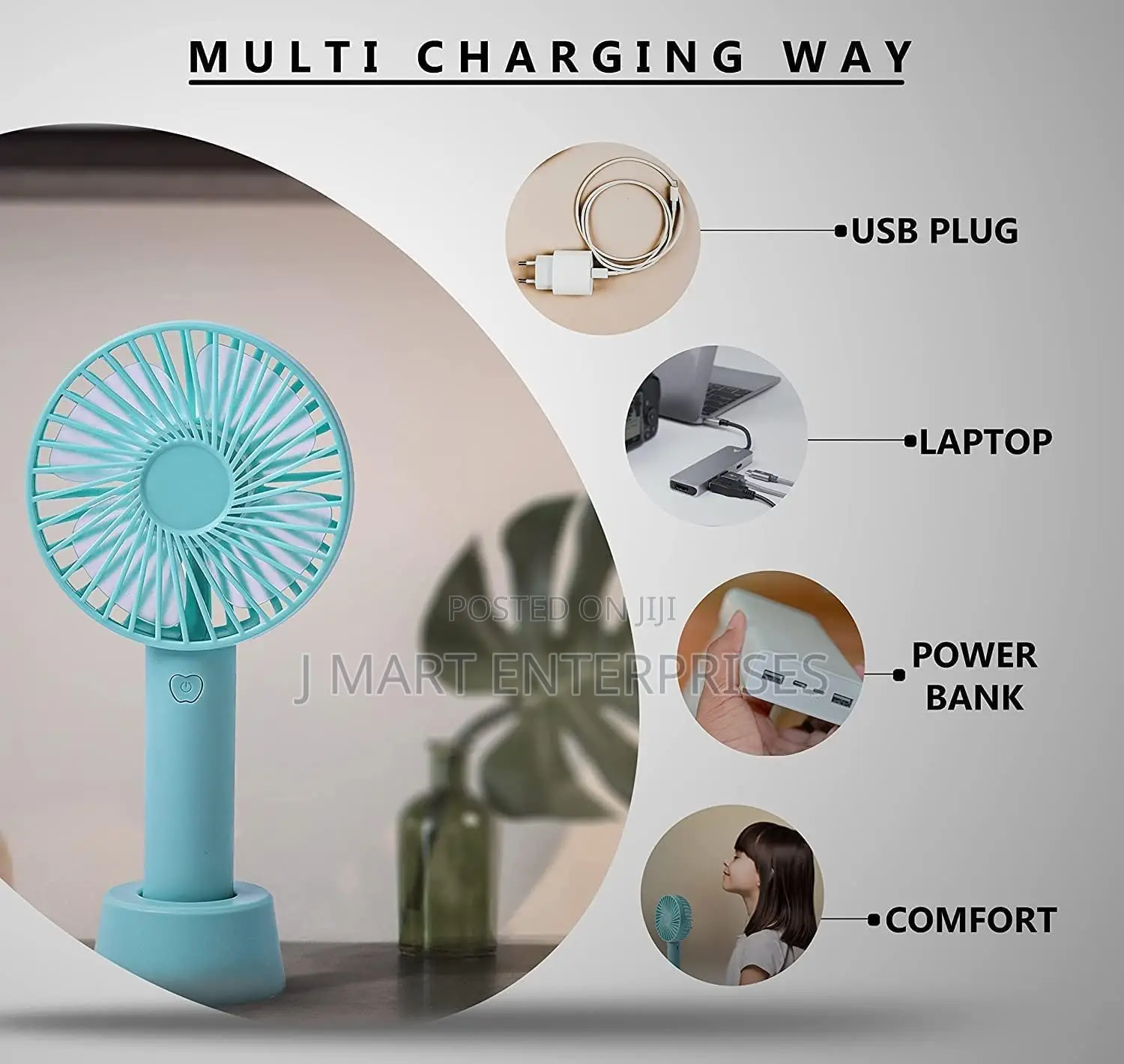 Mini Portable Hand Fan, Usb Fan Portable
