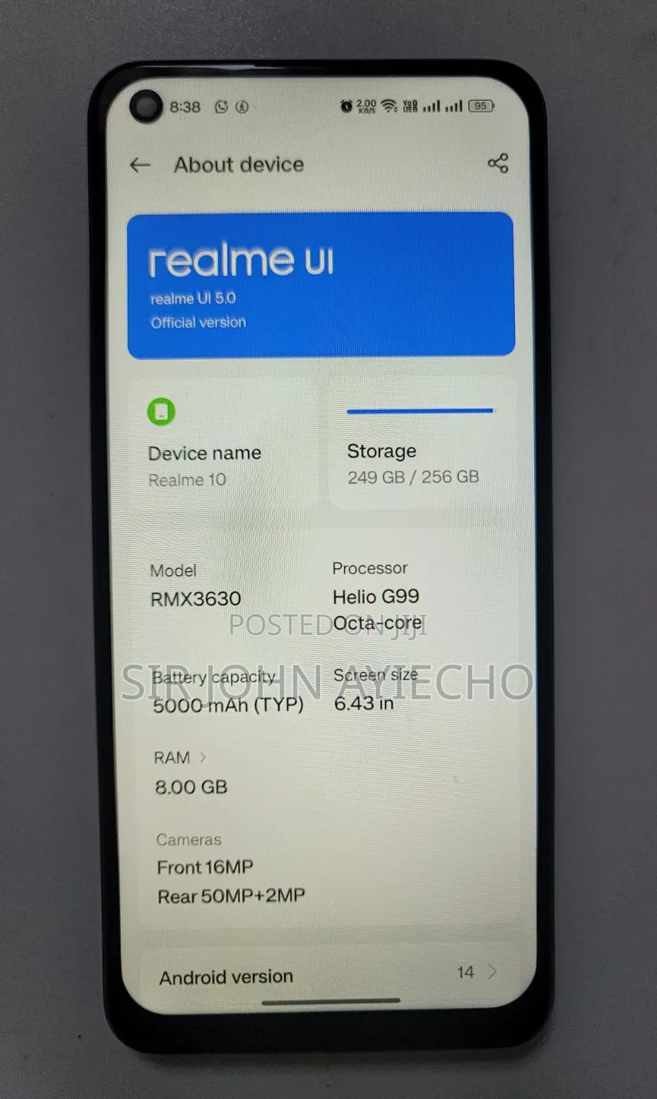 Realme 10 256 GB Blue