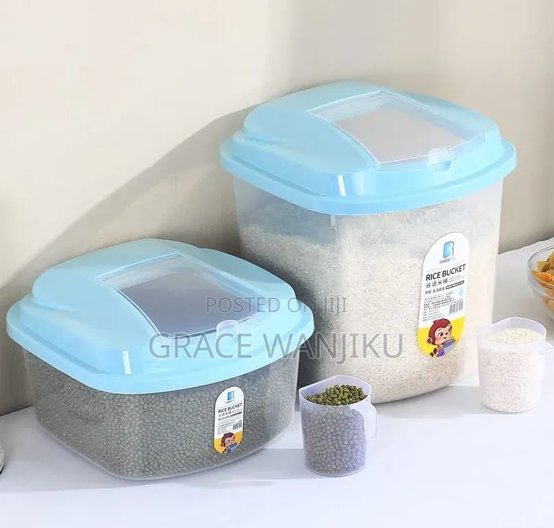 Plastic Cereal / Rice Buckets