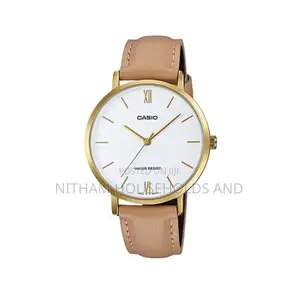 Casio LTP Vt01gl 7b Minimalistic Gold Tone Watch for Women
