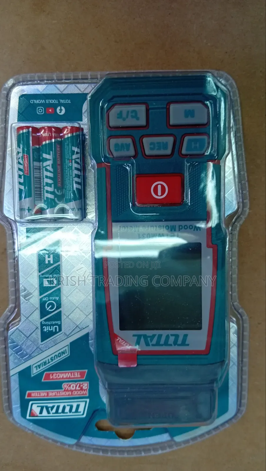 Total Wood Moisture Meter 2–70% Digital Tester