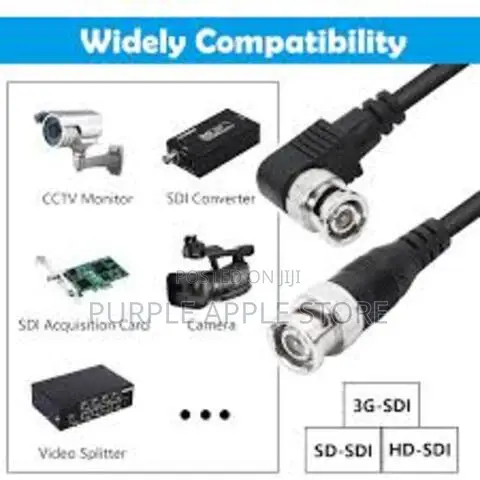Sdi to Sdi Right Angle Cable 1m 3ft Coil Cable
