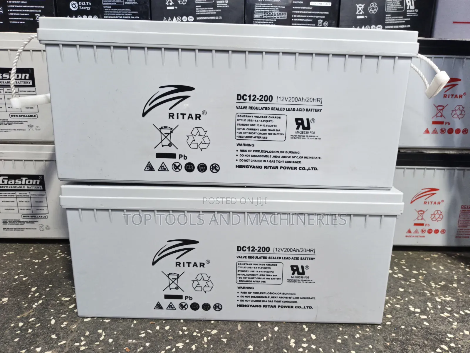 Brand New Ritar Dc 12v200ah20hrs Heavy Duty Solar Backup Battery