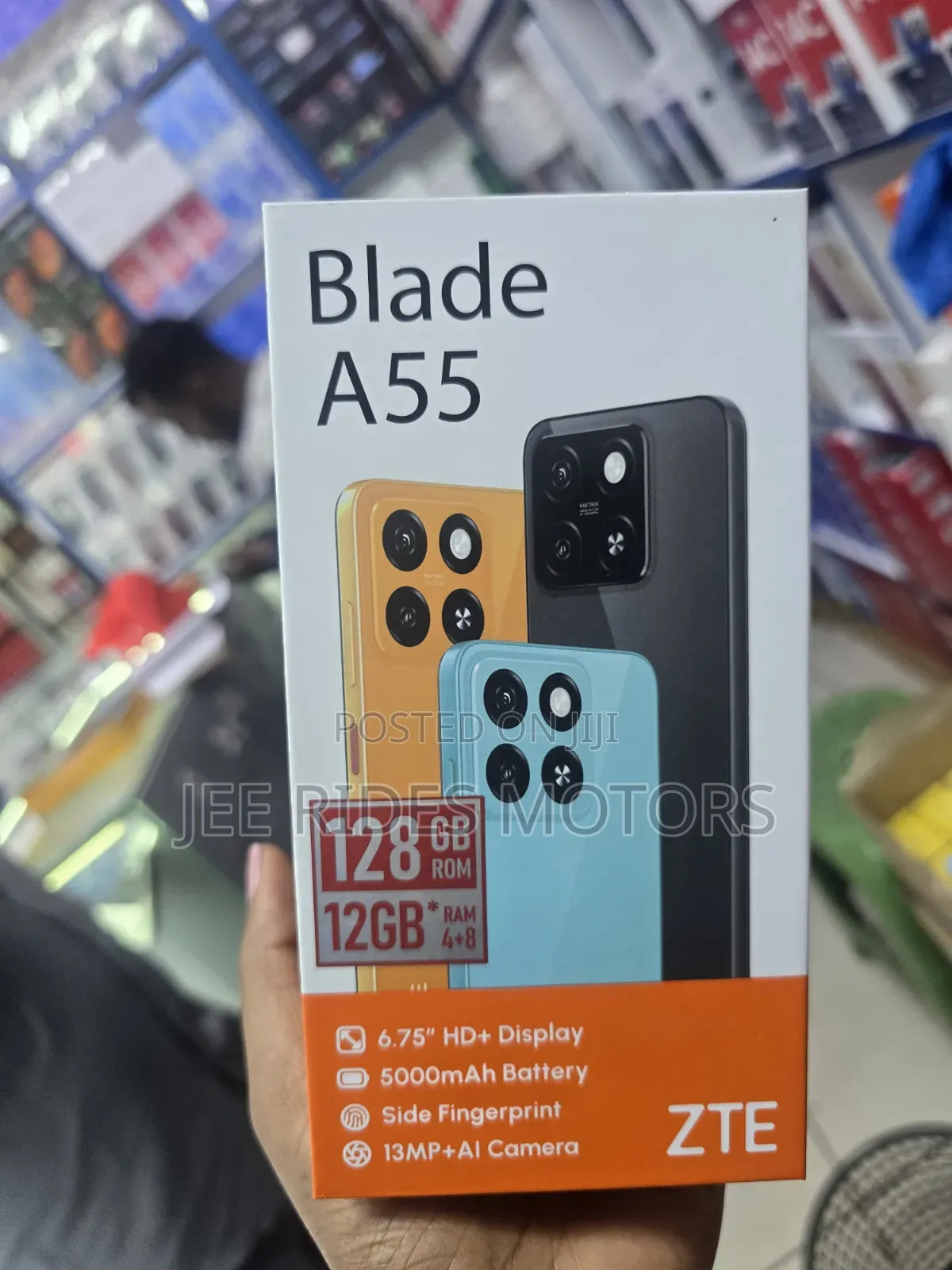New ZTE A55 128 GB Black
