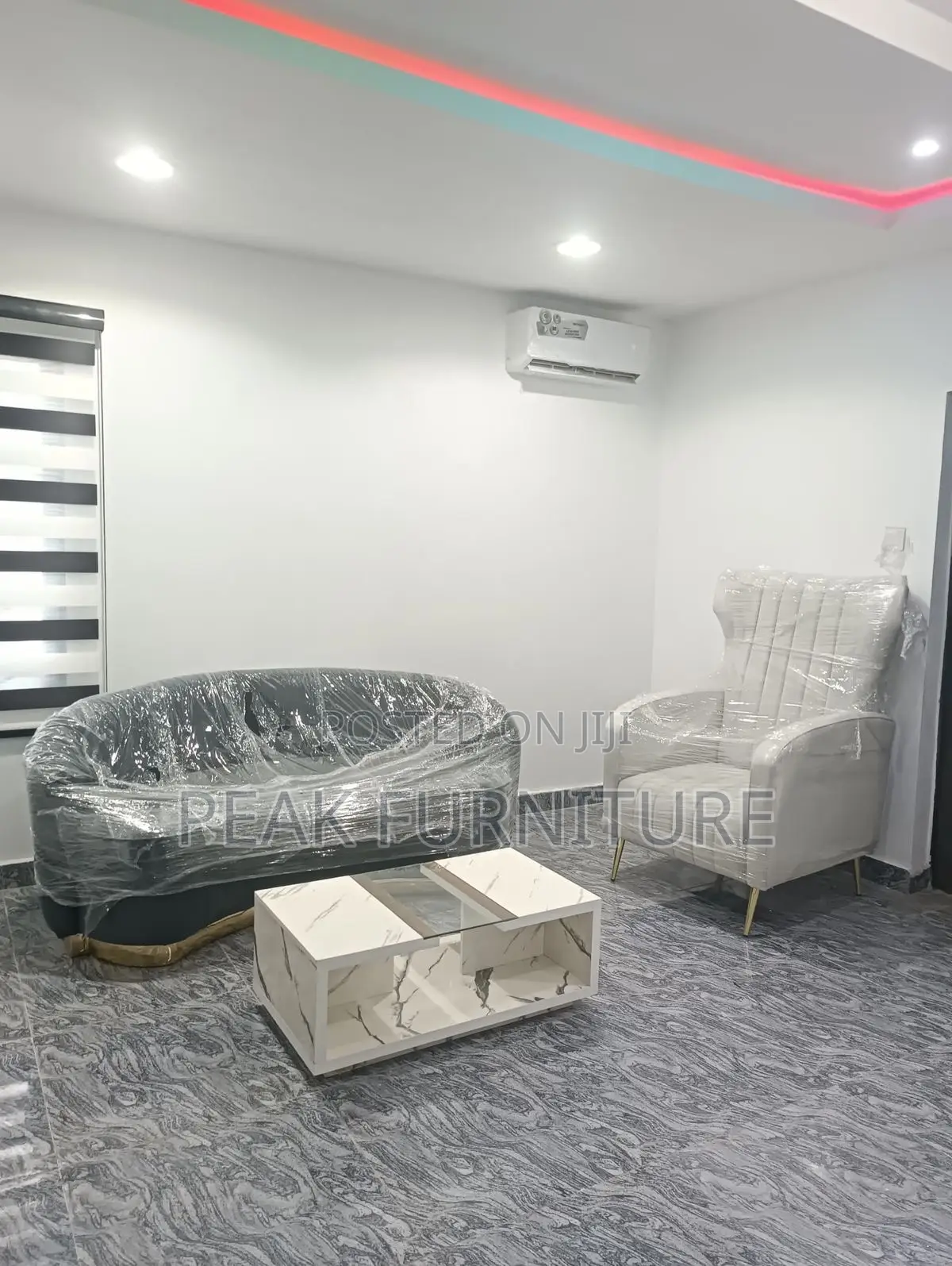 Premium Curved Couch With Arm Chair