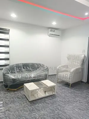 Premium Curved Couch With Arm Chair