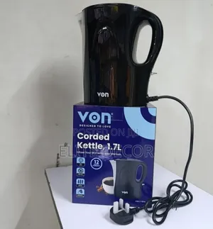 Von Vskc17bnk 1.7 Litres Upright Corded Kettle