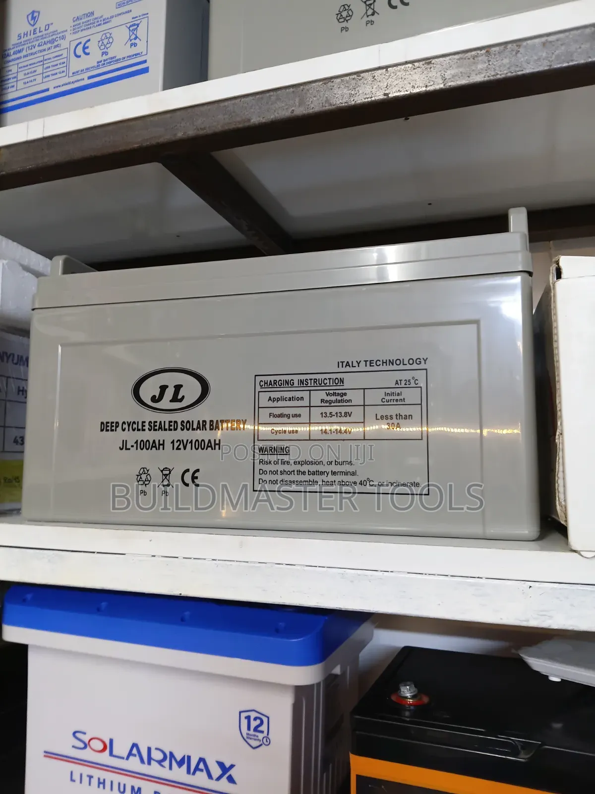 Jl-100ah Sealed Lead-Acid Deep Cycle Solar