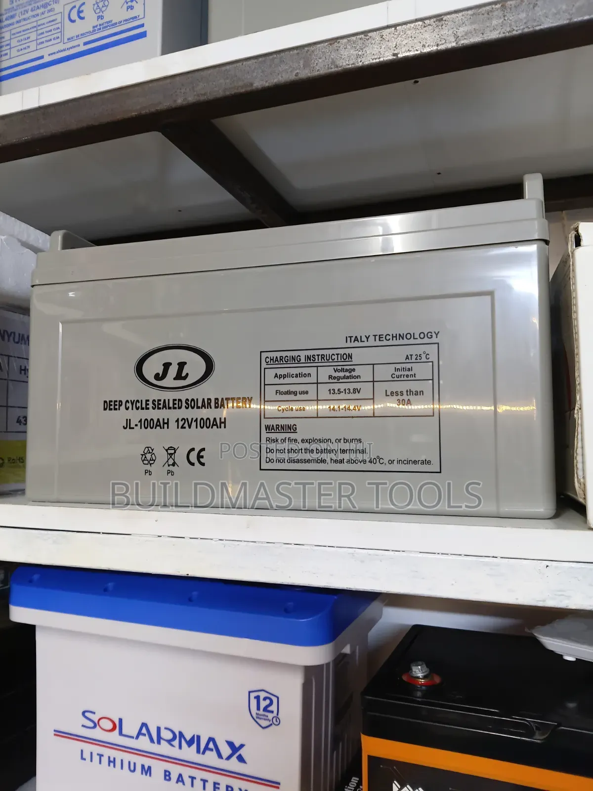 Jl-100ah Sealed Lead-Acid Deep Cycle Solar