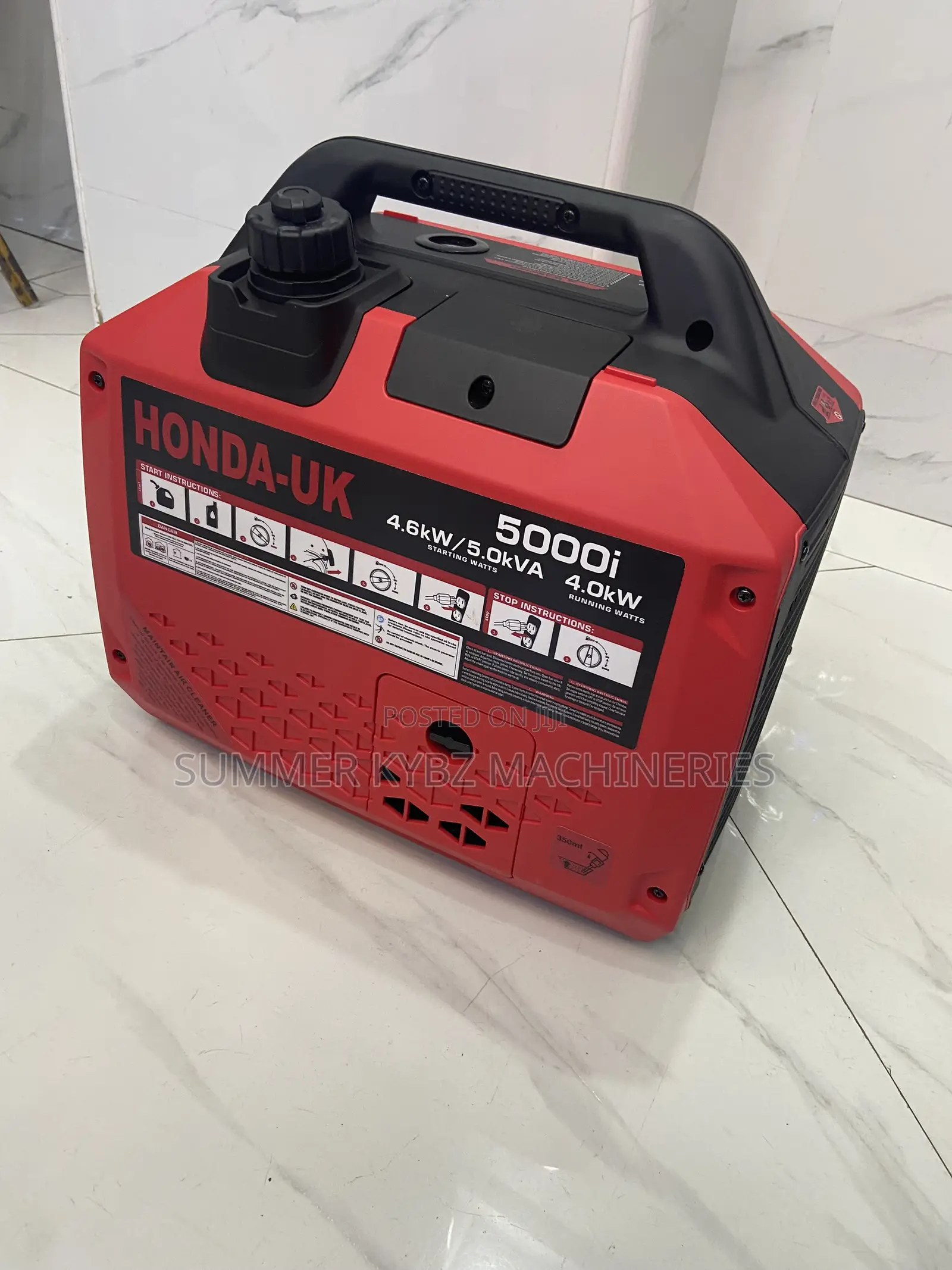 Honda-Uk Branded 5000i Inverter Generator